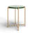 Morticia Dacey Round Glass Accent Table