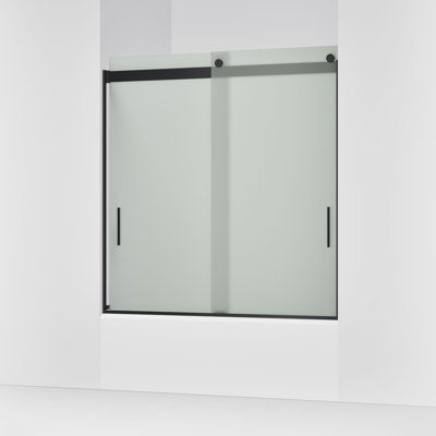 Levity 59.62" x 62" Bypass Bath Door with CleanCoat® Technology