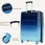 Ensemble de 3 valises - Valise à carreaux 20 po avec sac de toilette à sec TSA-132056032-132056031