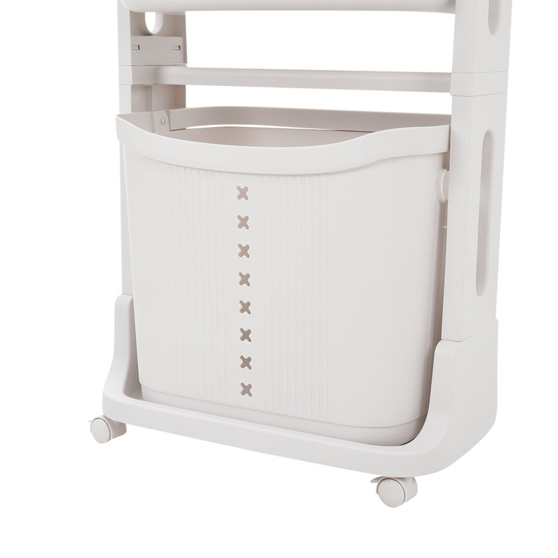 PP Laundry Room Organizer with Wheels