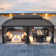 20 Ft. W x 12 Ft. D Pro Series Hardtop Patio Gazebo, Outdoor Hardtop Gazebo with Double Roof