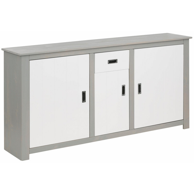 Amari 158cm Solid Wood Sideboard, Silver
