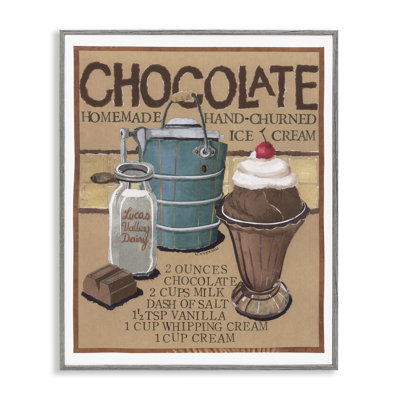 Chocolate Ice Cream Art by Nancy Overton