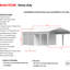 Garage métallique de 7 m x 14 m (23 pi x 46 pi) - Rangement pour véhicules, outils et objets lourds, structure en acier de calibre 14, deux portes sectionnelles de 2,4 m et 2,7 m (8 pi et 9 pi), entrée latérale, matériau Q235 crème, large et long, avec 2 portes, 40 cm (16 po) galvanisé