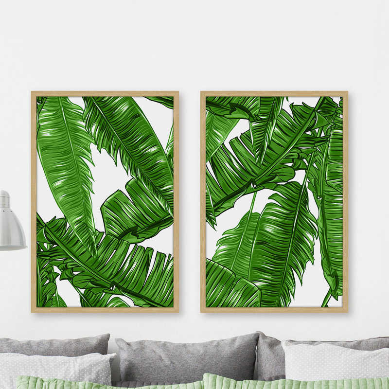Cadre photo callaway diptych, impression sur papier, H 36 po x l 24 po x L 1,5 po, Encadré naturel