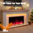 Hanniel Simple Surround Electric Fireplace-1086875622