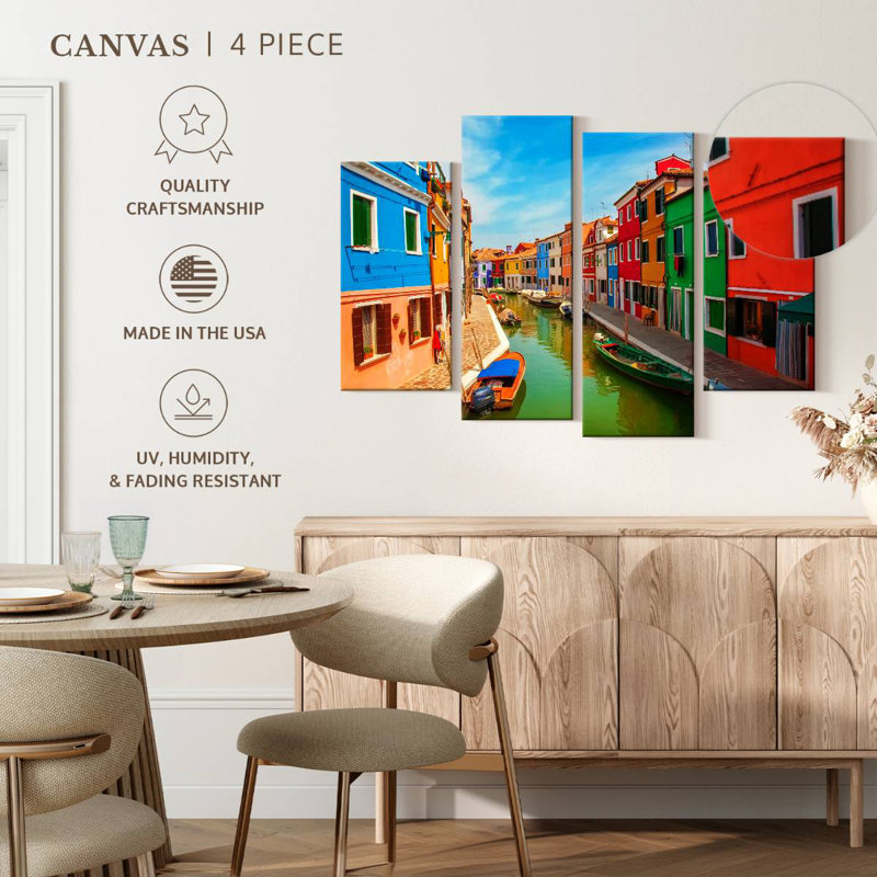 Marchelle Burano Canal, 48'' H x 75'' W