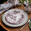 Country Estate Party Plate Assorted Set/4 - Flint Gray