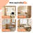 360 Display Rotating Bookshelf Tower, Bookshelf Organizer For Living Room, Bedroom, Study Room-433776301