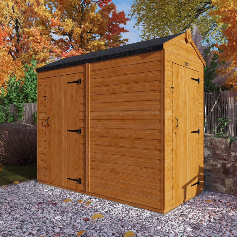 TigerFlex® Modular Buildings Solid Wood Shiplap Apex Garden Shed