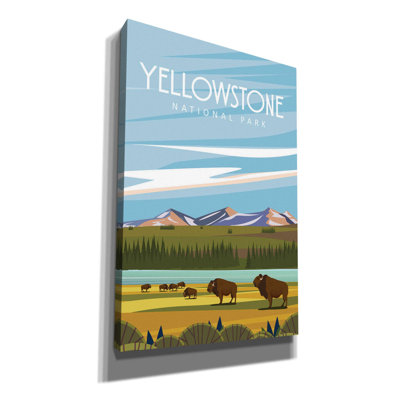 «Yellowstone National Park» par Arctic Frame Studio, art mural sur toile