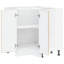 Kitchen Corner Base Cabinet Kalmar High Gloss Engineered Wood-761056022