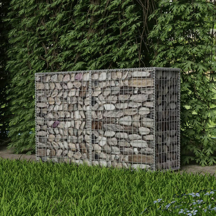 Gabion Wall Outdoor Gabion Basket Post Rock-stone Wall Galvanized Steel