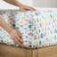 Drap en flanelle pour lit simple TG