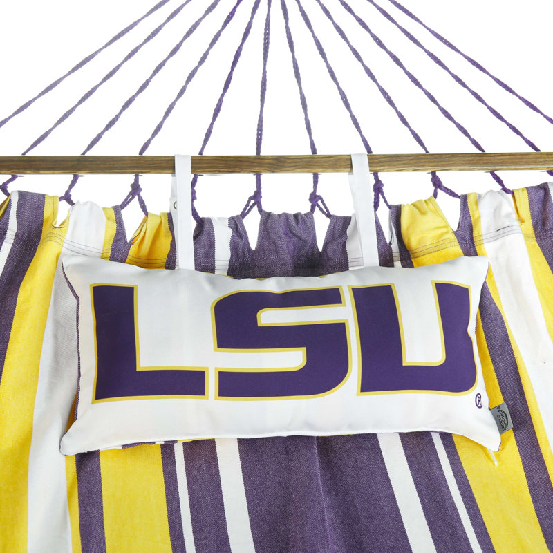 Hamac à l'effigie du logo athlétique des Tigers de LSU, violet et or