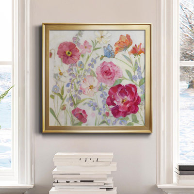 Summer Blooms - Peinture sur toile encadrée