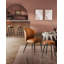 Upholstered Counter Stool with Metal Frame-1253715539