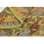 Tapis zone en laine noué la 3 pi 2 po x 3 pi 6 po one-of-kind Lorain