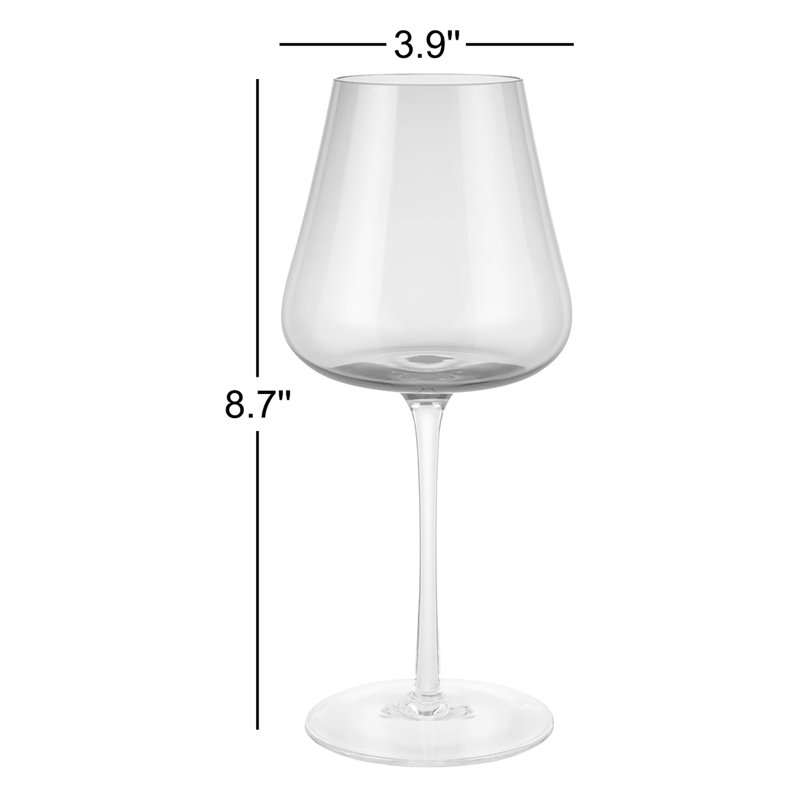 Belo Red Wine Glasses Set Of 2, 13.5 fl oz