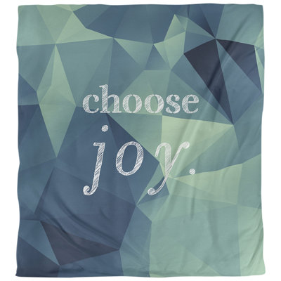 Housse de couette simple choose joy quot