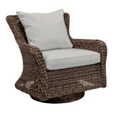 Sag Harbor Swivel Rocking Chair with Cushions 