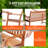 Solid Wood Outdoor Bench
