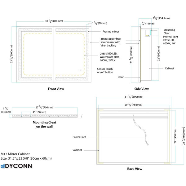 Dimensions du produit