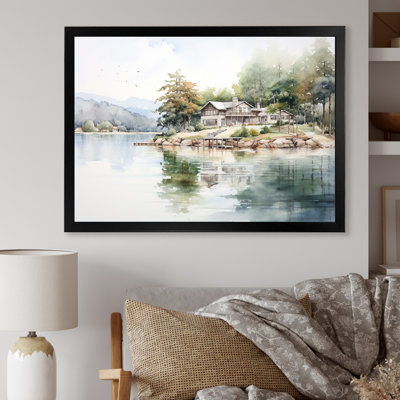 " Lake House Reflective Beauty "
