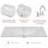 Wenty 18.03'' White Ceramic Rectangular Bathroom Sink