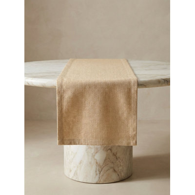 Golden Breeze Ocean Loom Indoor Outdoor Table Runner 14x72