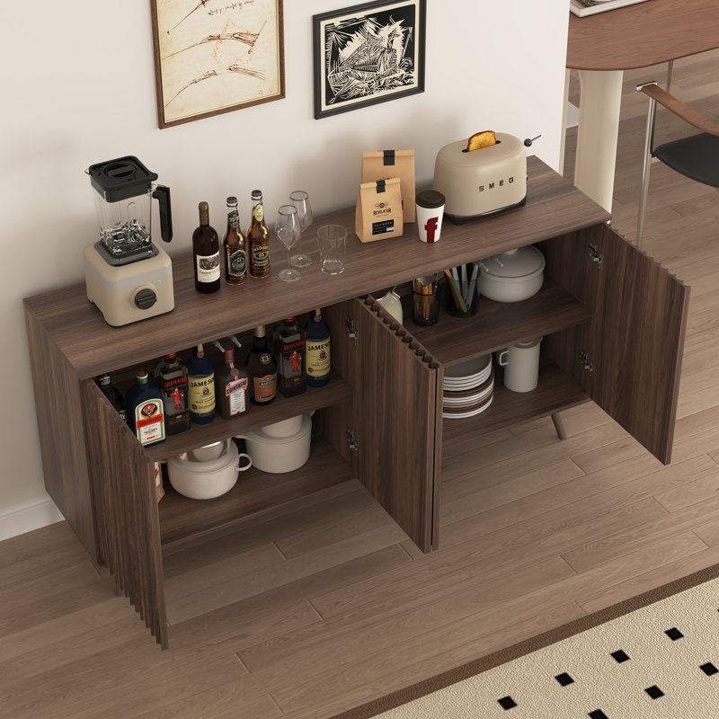 Buffet avec rangement, Noyer