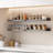 Floating wall shelf for decorative storage, set of 6-299131181