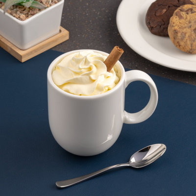 VITAL COUPE - IVORY Premium Porcelain Curve Mug
