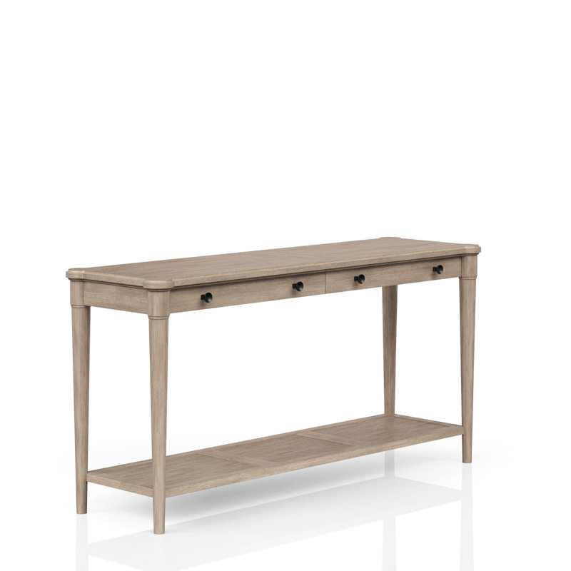 22 po Table à largeur de paquet au fini sable avec tiroirs 64,25 options de rangement