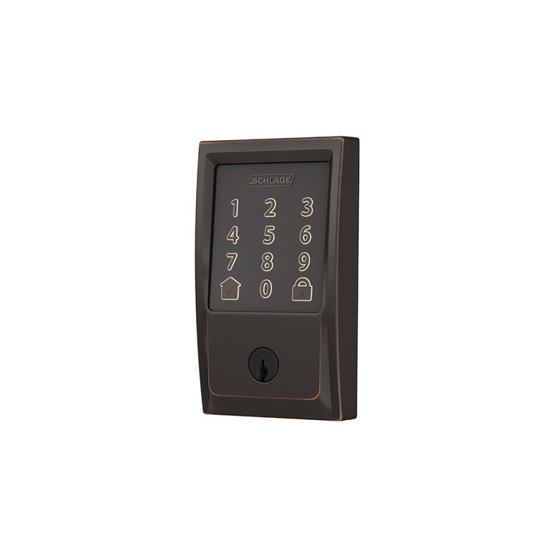 Encode Smart WiFi Deadbolt with Century Trim, Yes, Aged Bronze