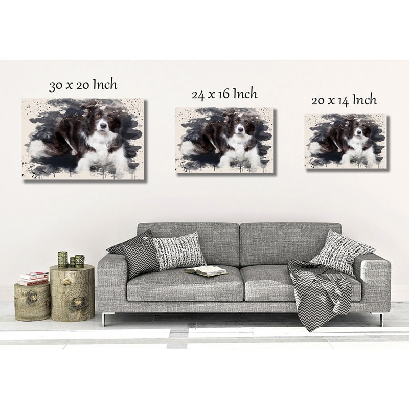 Wrapped Canvas Painting, 40cm H x 60cm W