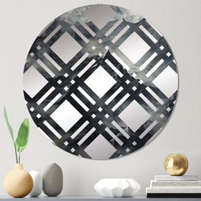 Montagnes Percolated Peaks I - Miroir décoratif à carreaux - MIR109790-Rond