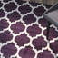 Tapis à motif géométrique mauve Cara-Leigh-712895577