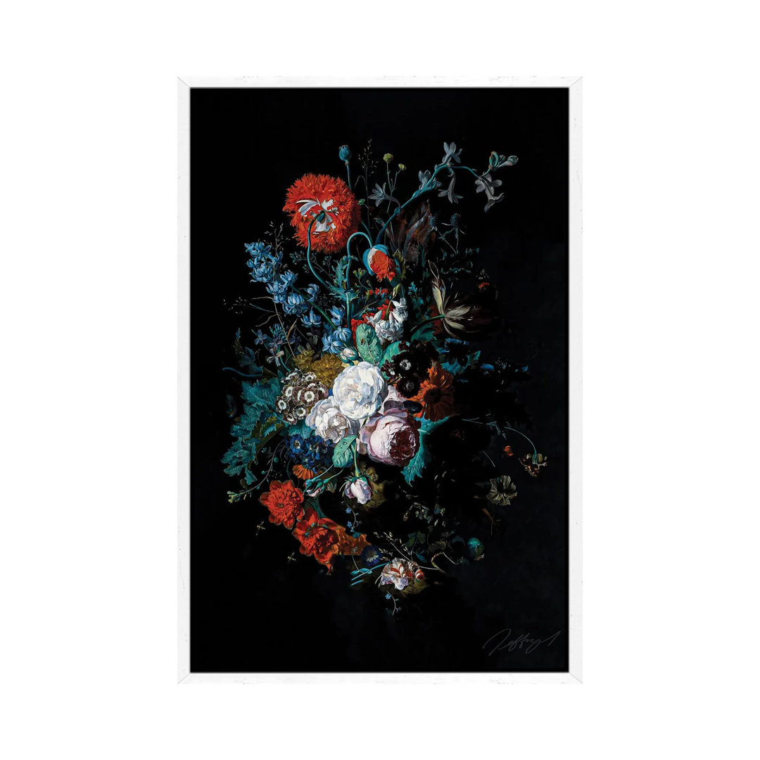 Moody Flower von Bona Fidesa - Galerie-verpackte Leinwand Giclée auf Leinwand