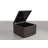 Wicker Storage Side Table - Brown