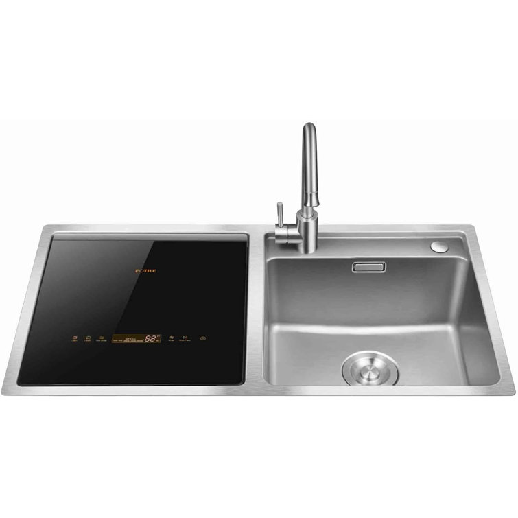 FOTILE Left Orientation, 2-In-1 In Sink Dishwasher 18-in Top Control Built-In Dishwasher, 57.8-dBA Standard Sound Level