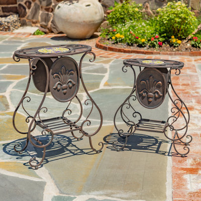 Support pour plante Plato Mosaic (ensemble de 2)