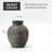6" Vintage Ceramic Vase: Rustic Farmhouse Decor for Fresh/Dried Flowers & Table Centerpieces