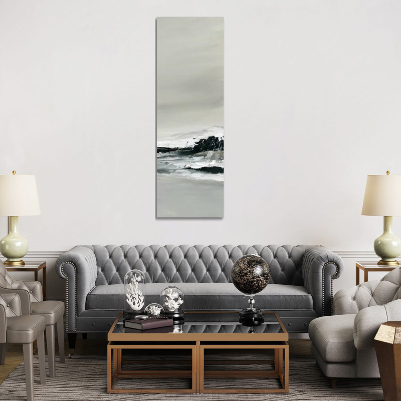 Breakers III by Carol Robinson - Panoramic Print on Canvas, Wrapped Canvas, 182.88 cm H x 60.96 cm W