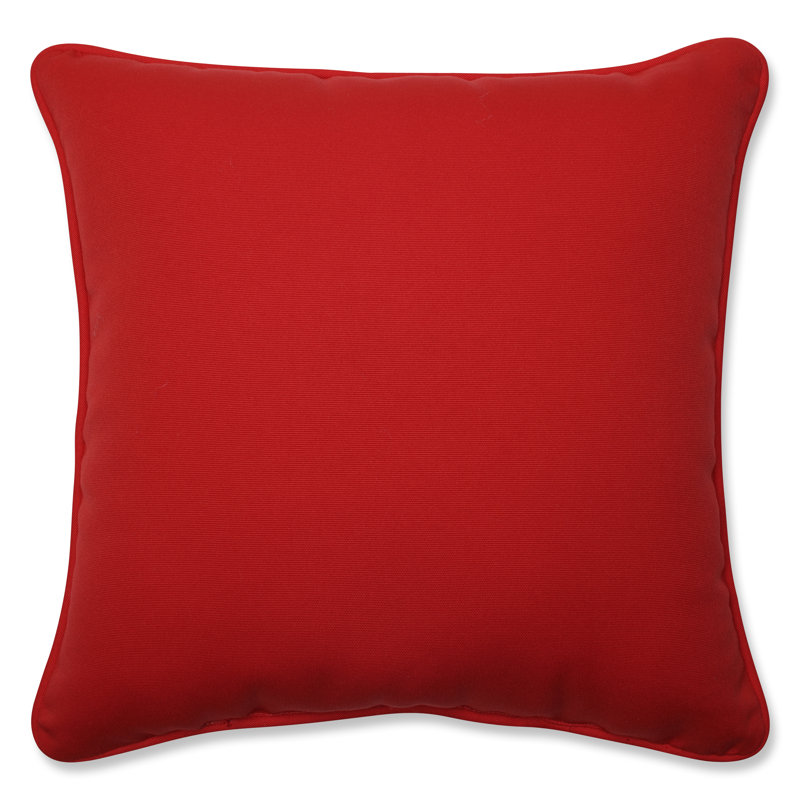 Allee Outdoor/Indoor Throw Pillow, Poppy