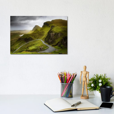 A Heart On The Quiraing by Philippe Sainte-Laudy - Wrapped Canvas Print