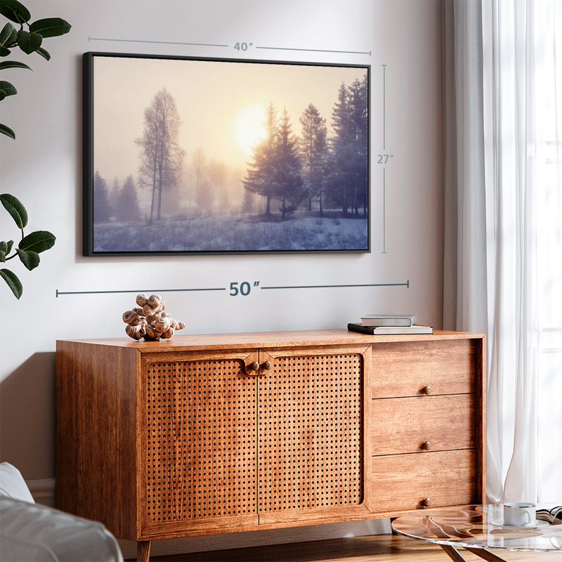 Impression sur toile Winter Dawn, H 40 po x l 27 po