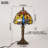 Vintage Dragonfly Tiffany Stained Glass Table Lamp