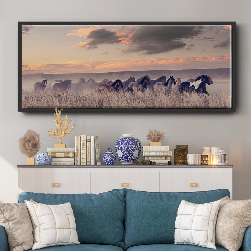 Wild and Free II- Framed Canvas
