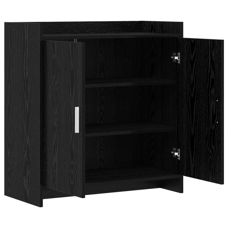 72cm Sideboard, Black Oak